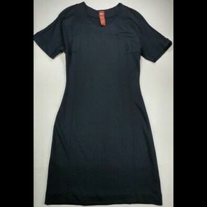 OLSEN EUROPE black short sleeve dress